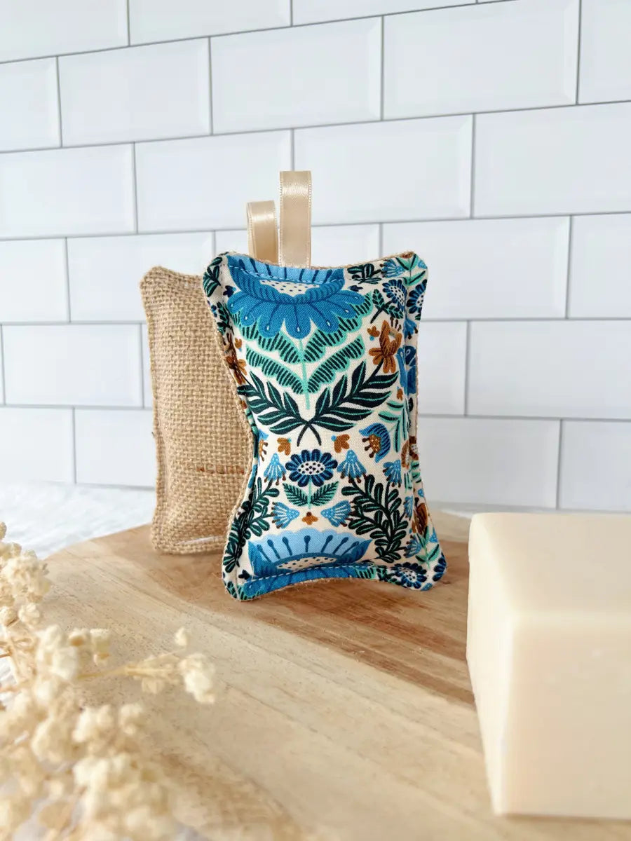 Eponge lavable TOILE DE JUTE - Bora bora