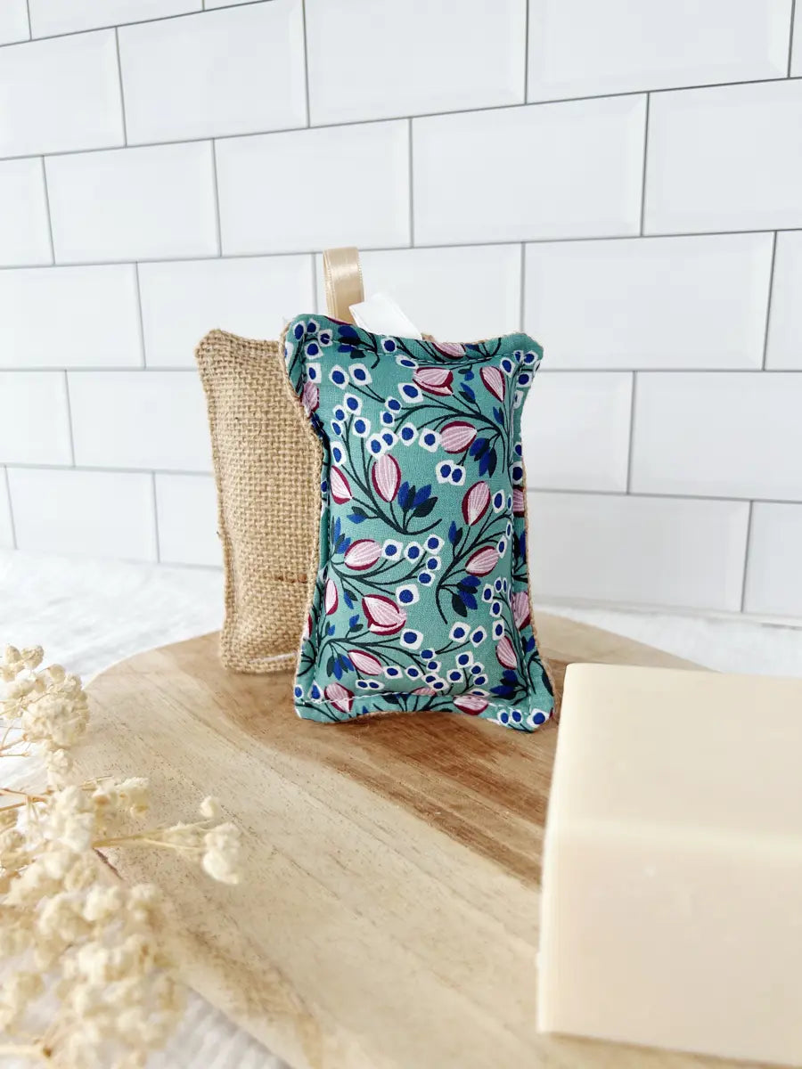 Eponge lavable TOILE DE JUTE - Flora