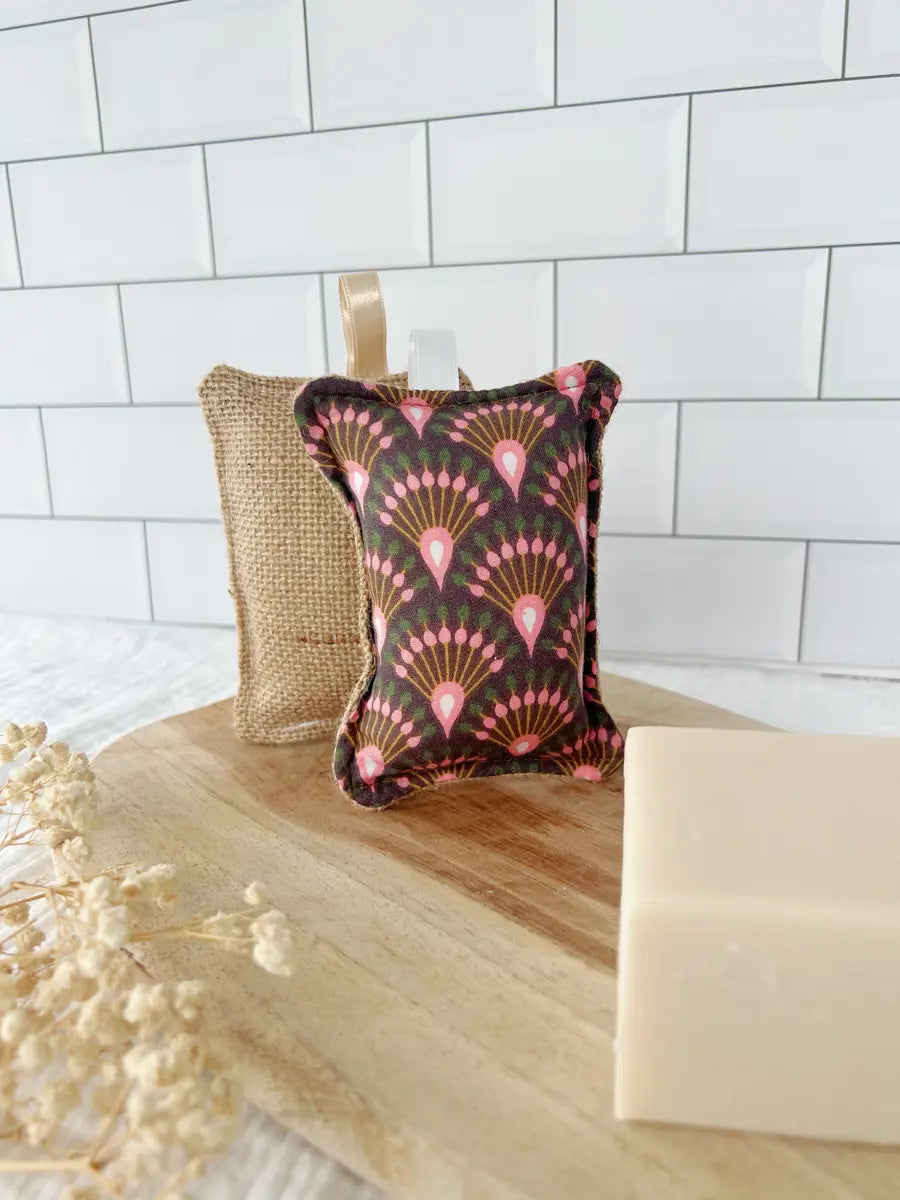 Eponge lavable TOILE DE JUTE - Peacock