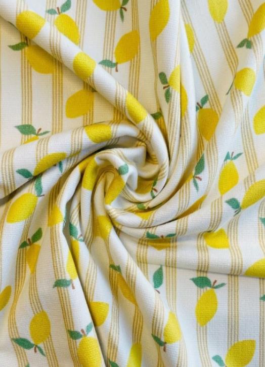 Eponge monoface imprimée citron - 2
