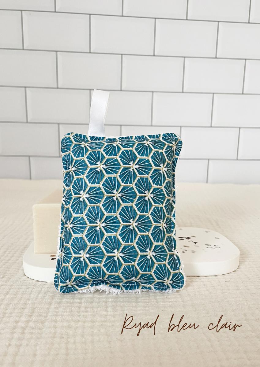 Eponge lavable - Ryad bleu clair