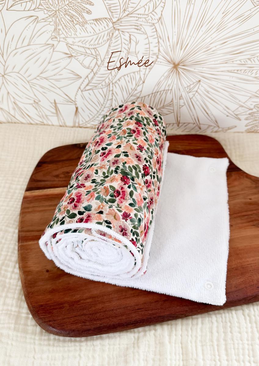 Rouleau essuie-tout lavable - 10 feuilles réutilisables - Esmée