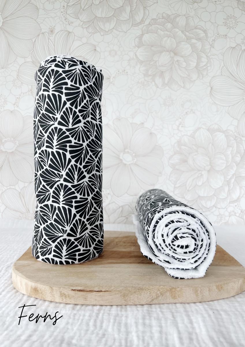 Essuie-tout lavable (5 feuilles) - Ferns