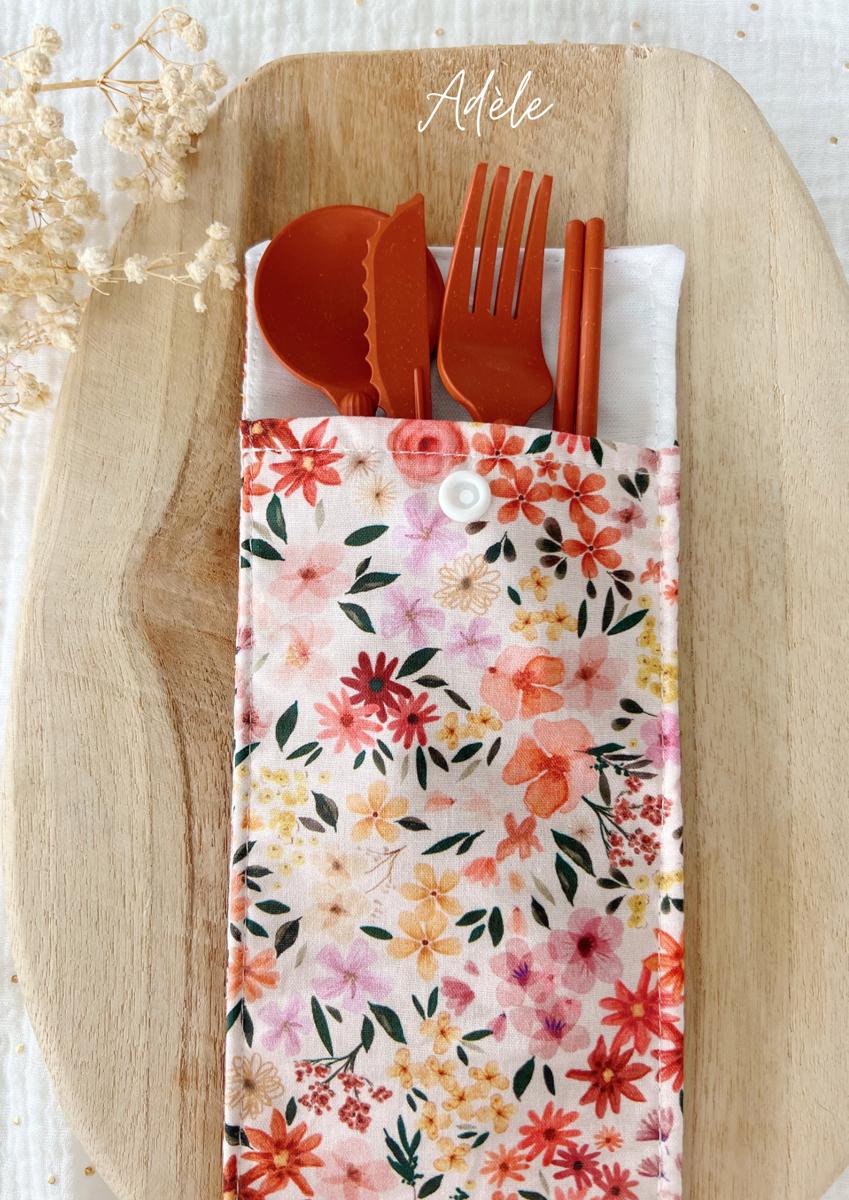 Etui imperméable pour brosse à dent et dentifrice / pochette à couvert - Adèle