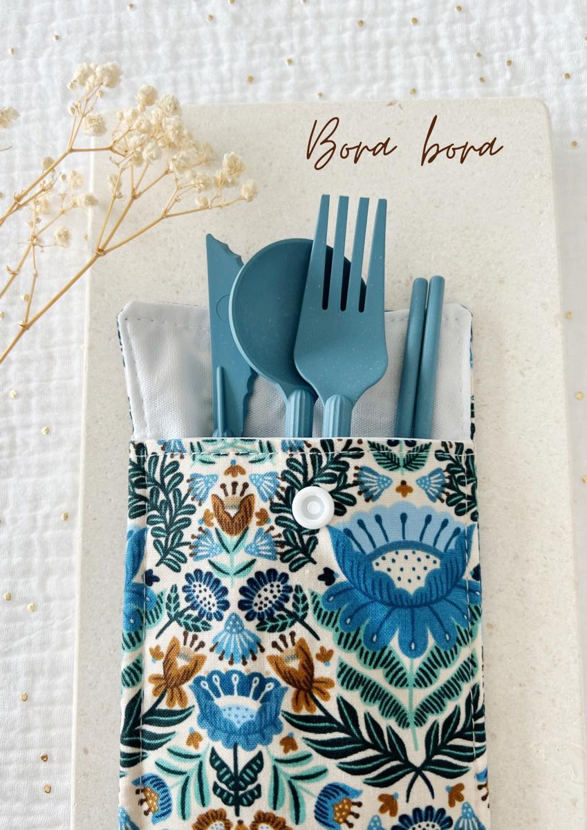 Etui imperméable pour brosse à dent et dentifrice / pochette à couvert - Bora bora