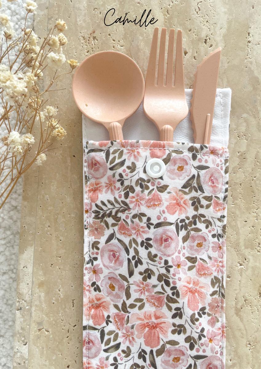 Etui imperméable pour brosse à dent et dentifrice / pochette à couvert - Camille