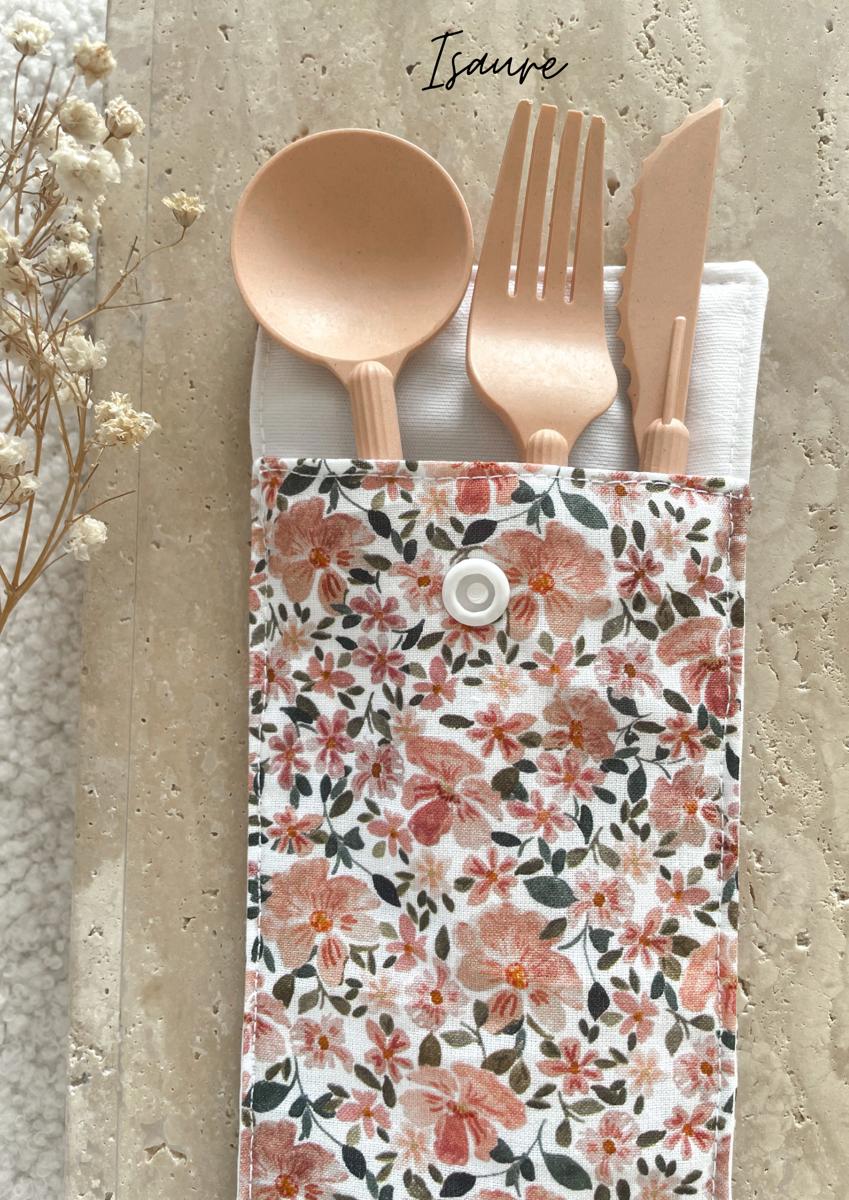 Etui imperméable pour brosse à dent et dentifrice / pochette à couvert - Isaure