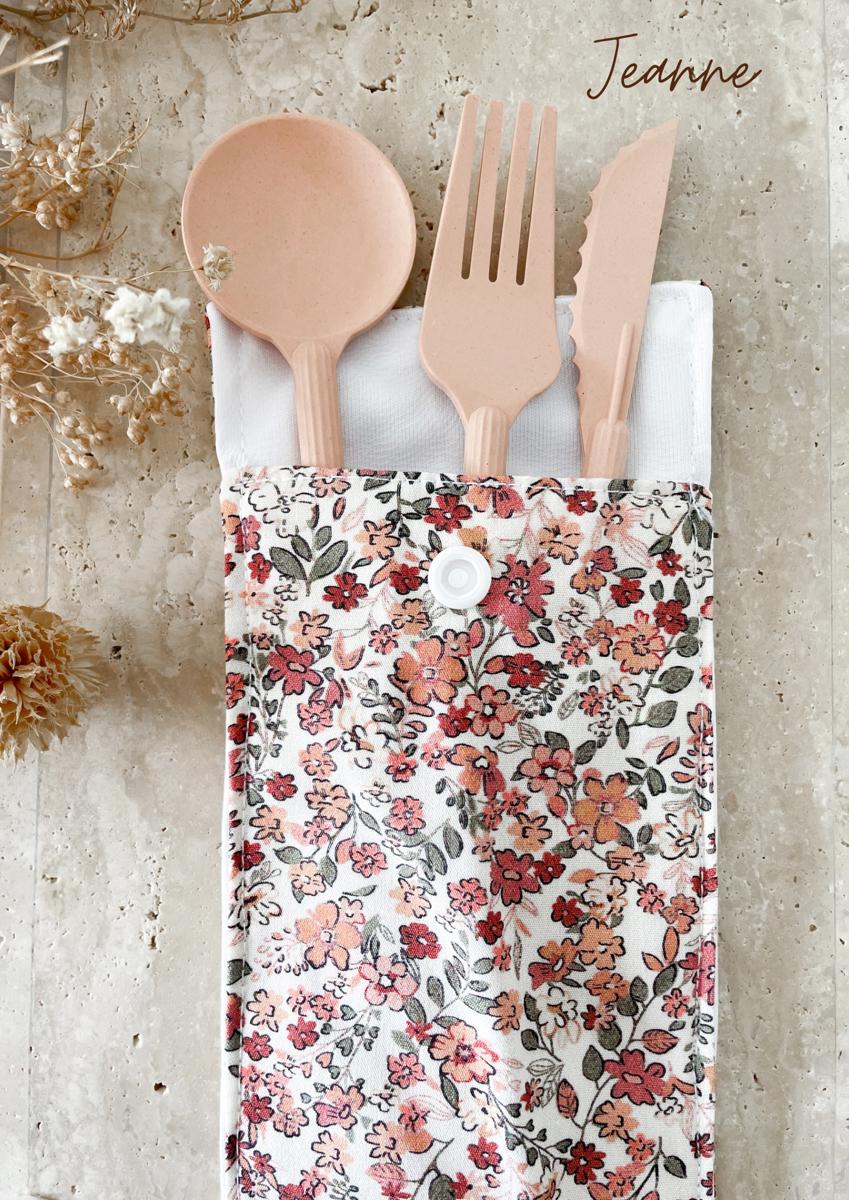 Etui imperméable pour brosse à dent et dentifrice / pochette à couvert - Jeanne