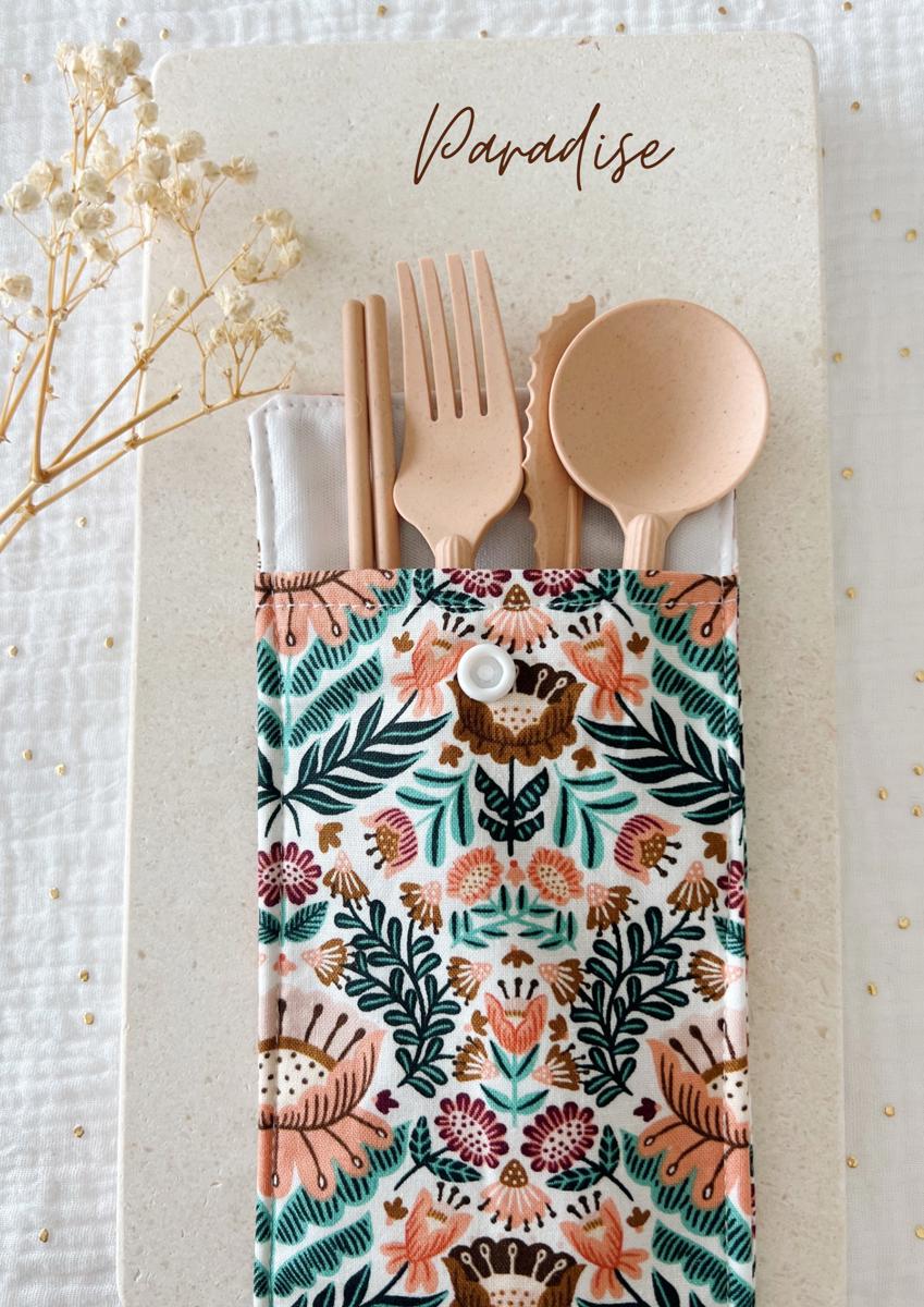 Etui imperméable pour brosse à dent et dentifrice / pochette à couvert - Paradise