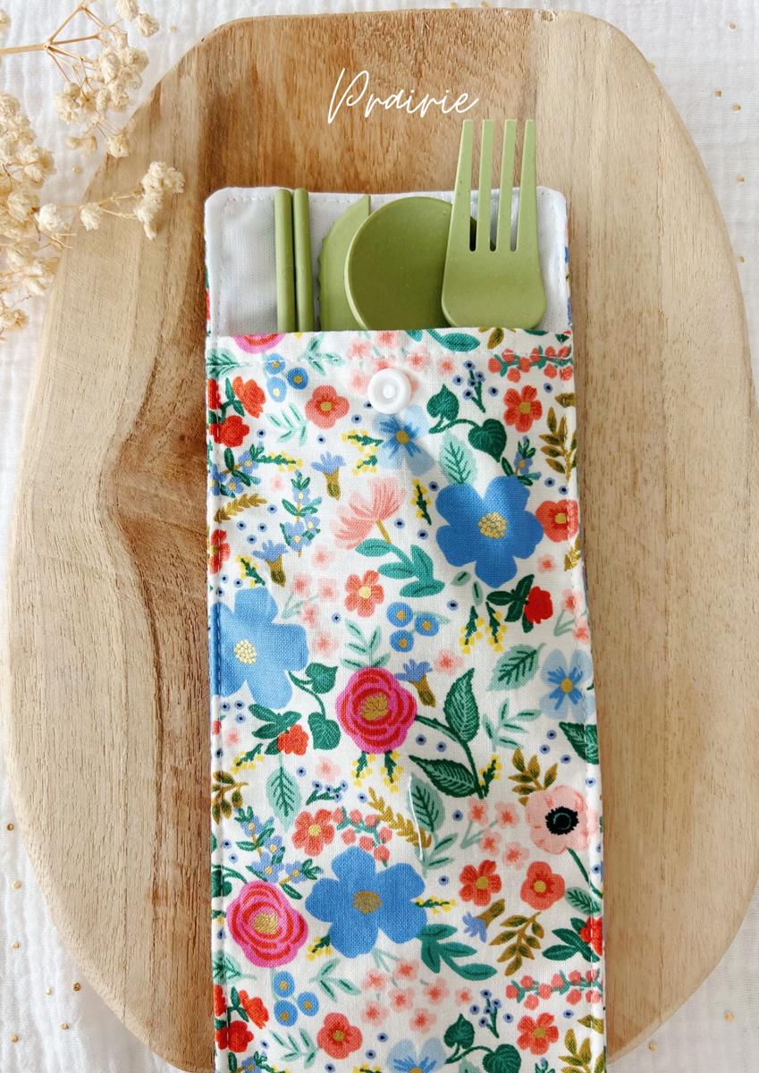 Etui imperméable pour brosse à dent et dentifrice / pochette à couvert - Prairie *