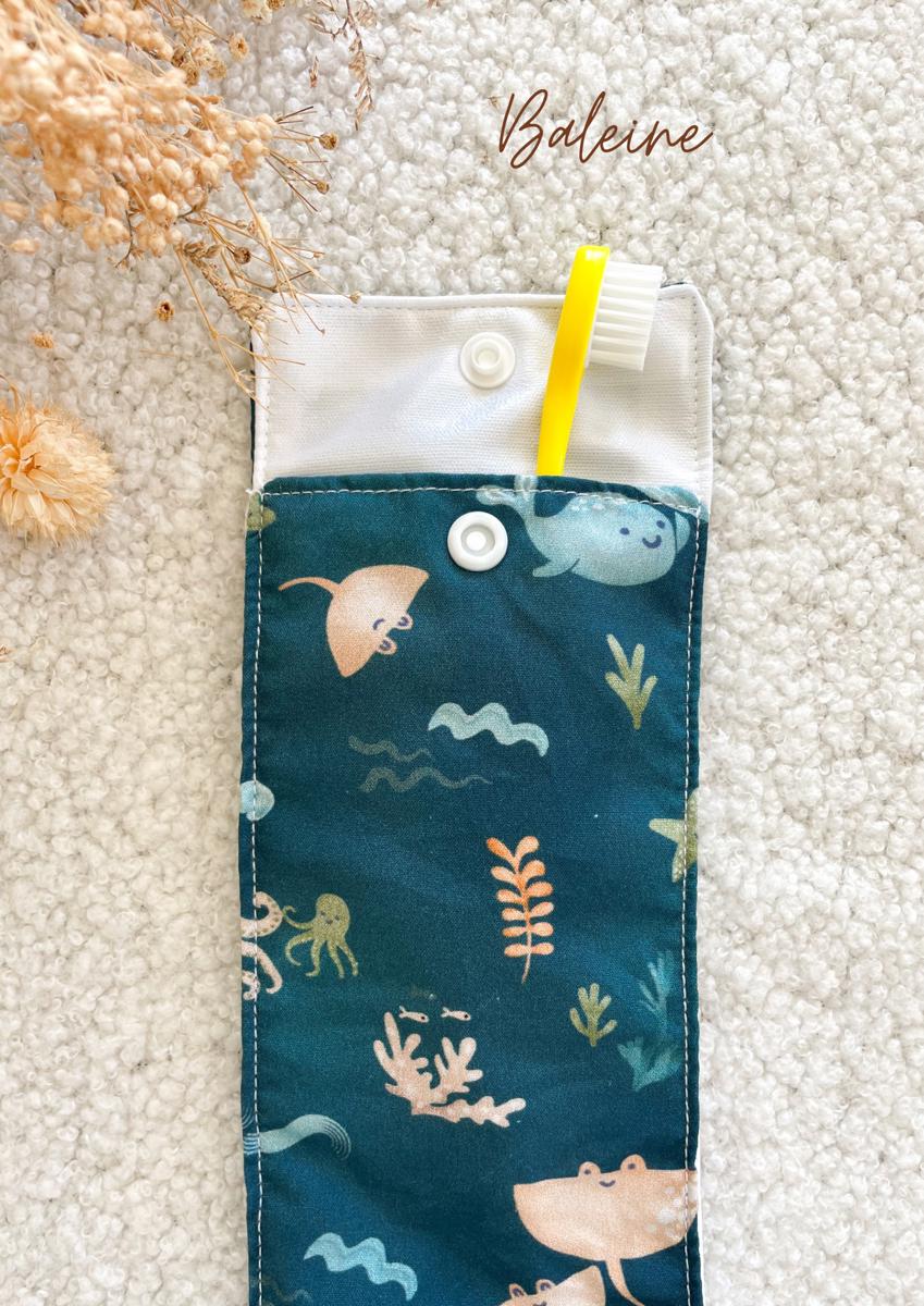 Etui pour brosse à dents enfant - Baleine