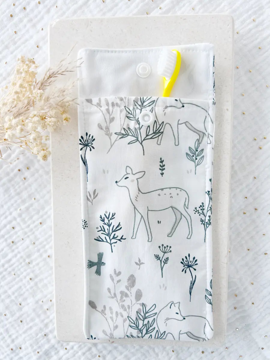 Etui pour brosse à dents enfant - Forêt enchantée