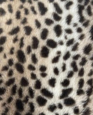 Fausse fourrure rabbit guépard - 1