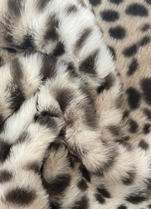 Fausse fourrure rabbit guépard - 2