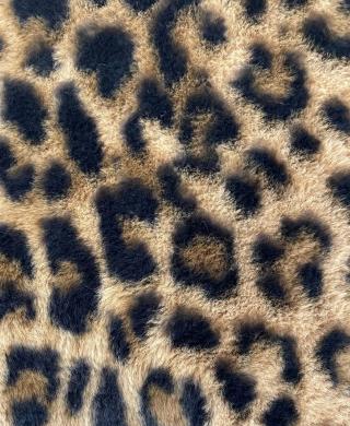 Fausse fourrure rabbit léopard - 1