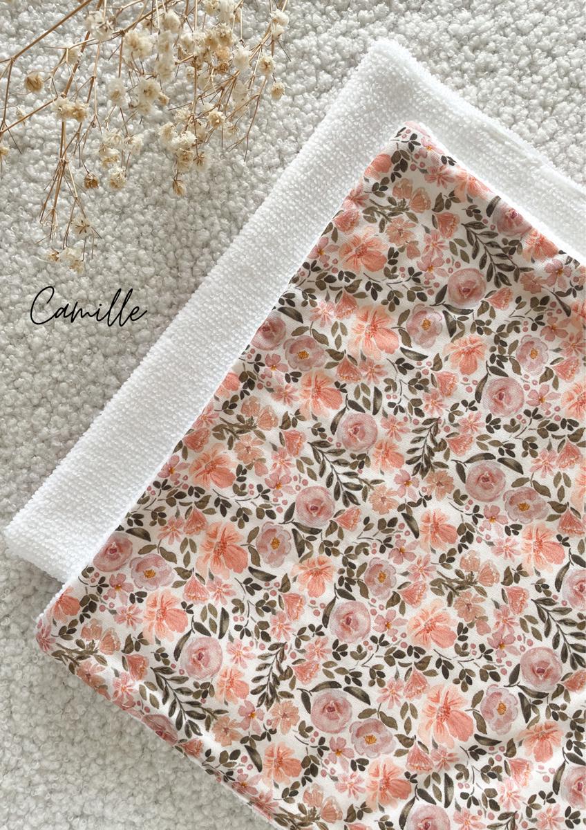Feuille essuie-tout lavable microfibre (sans pressions) - Camille
