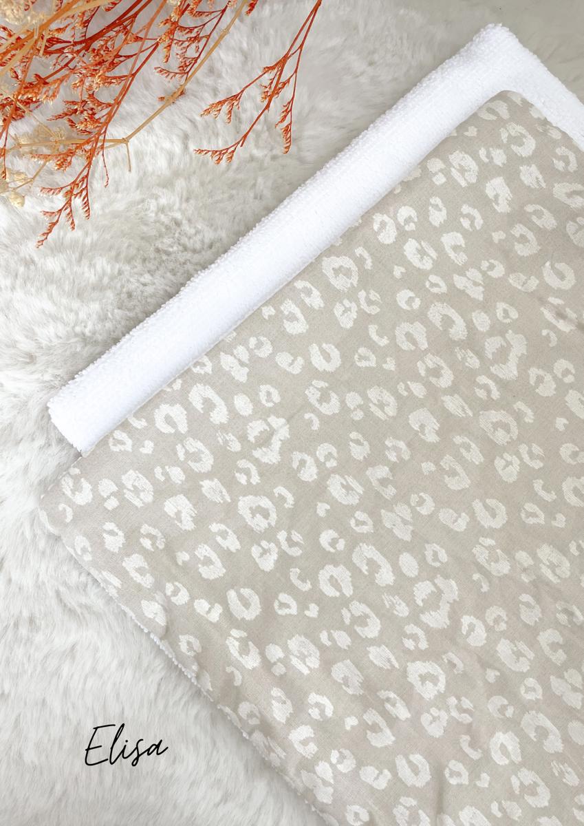 Feuille essuie-tout lavable microfibre (sans pressions) - Elisa