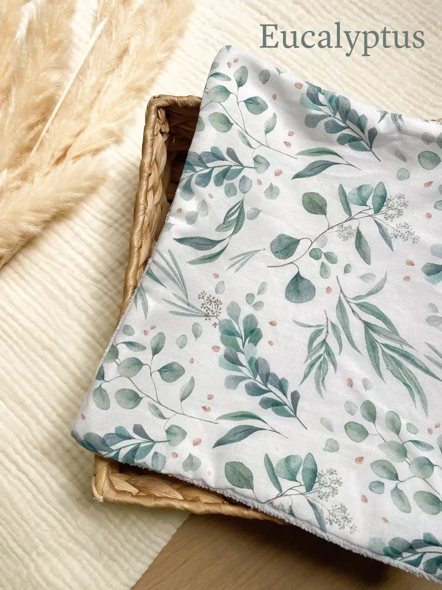 Feuille essuie-tout lavable microfibre (sans pressions) - Eucalyptus