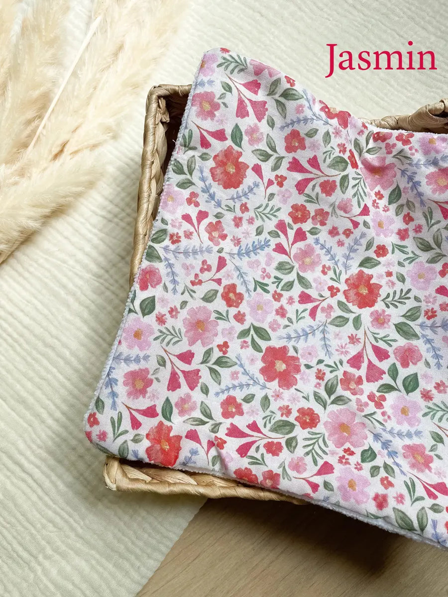 Feuille essuie-tout lavable microfibre (sans pressions) - Jasmin