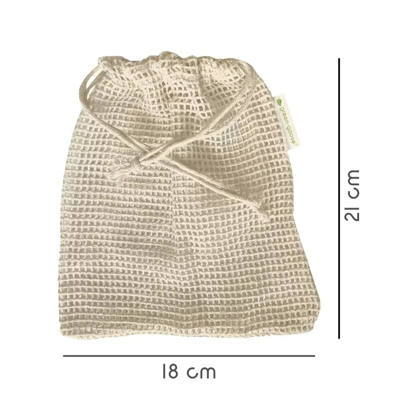 Filet de lavage en coton Bio - Green goose - 2