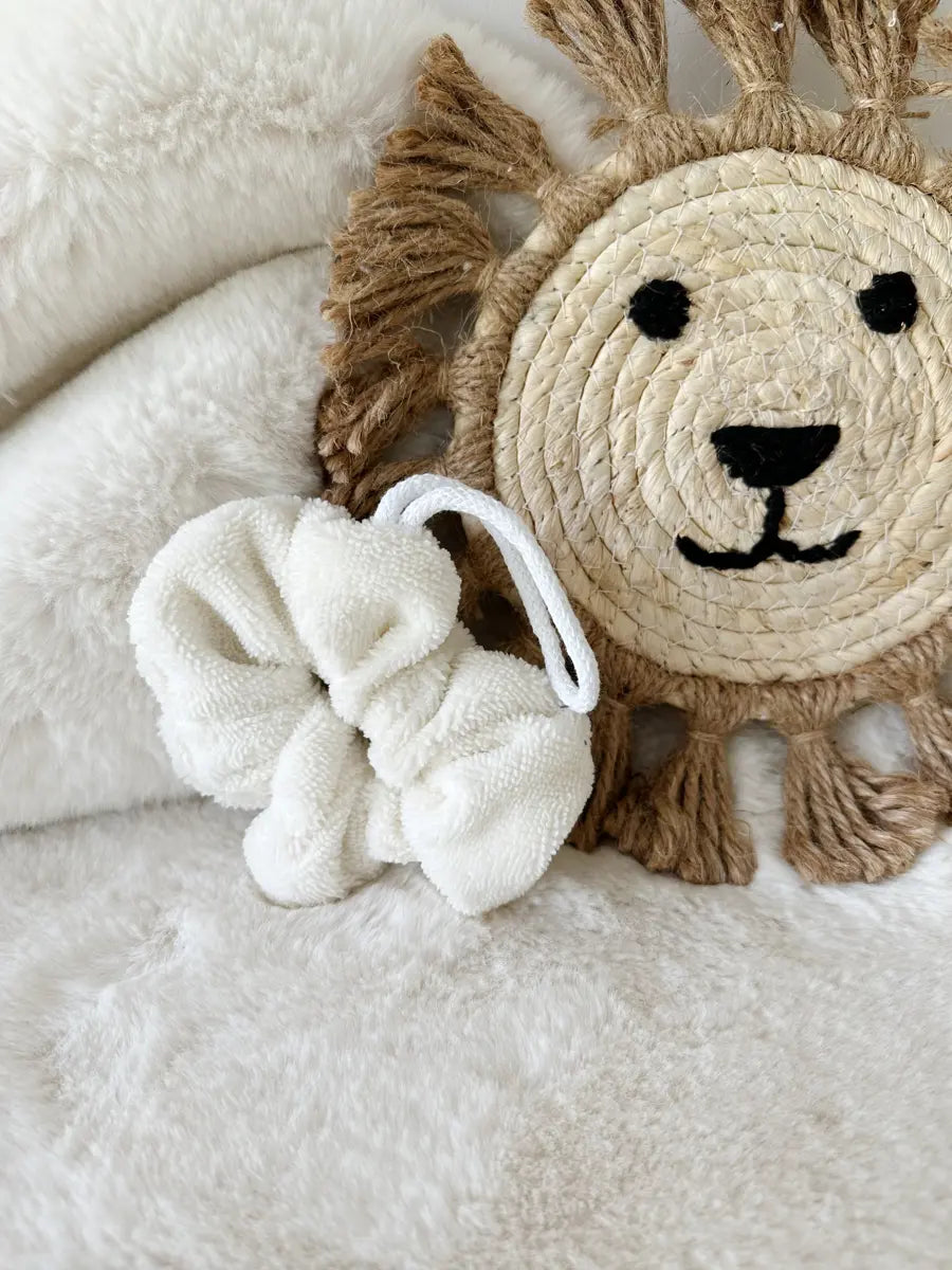 Fleur de douche lavable pour enfant - Ecrue