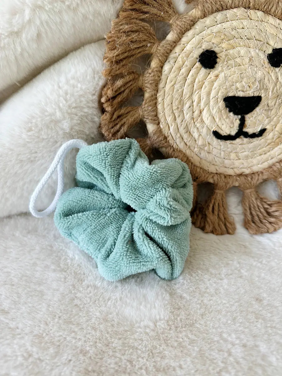 Fleur de douche lavable pour enfant - Vert d'eau
