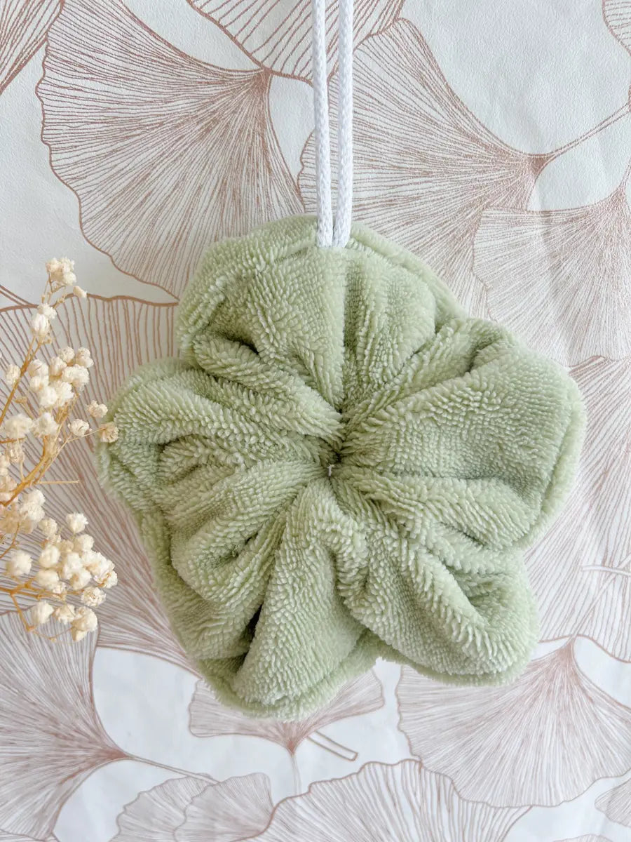 Fleur de douche lavable - Amande