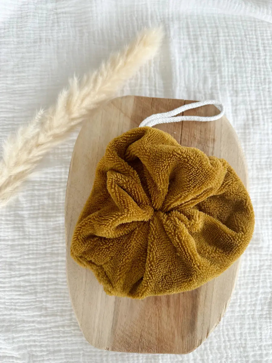 Fleur de douche lavable - Camel