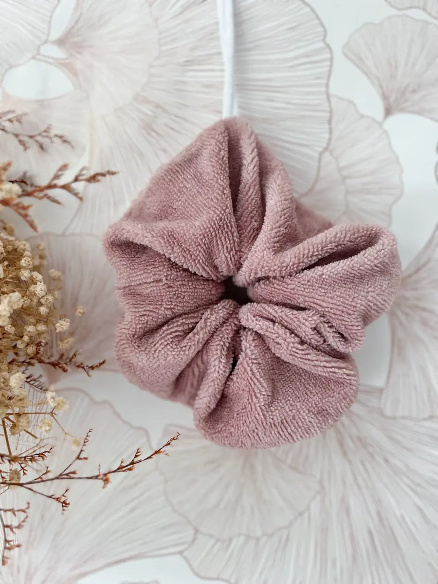 Fleur de douche lavable - Doux rose