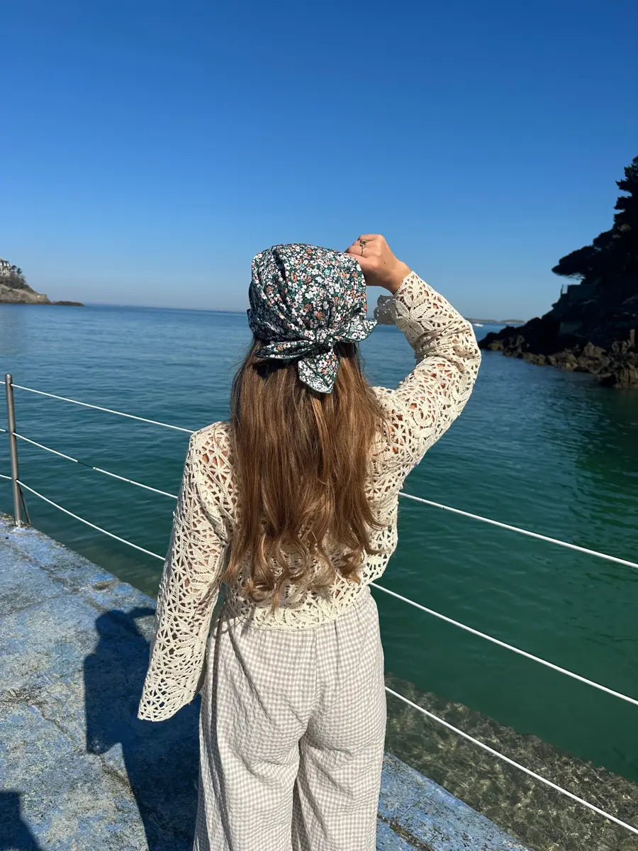 Foulard en coton - 1