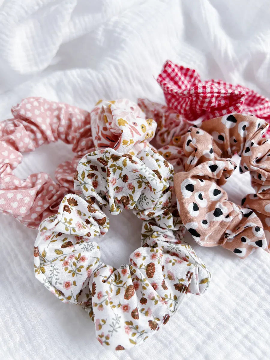 chouchou coton cheveux 