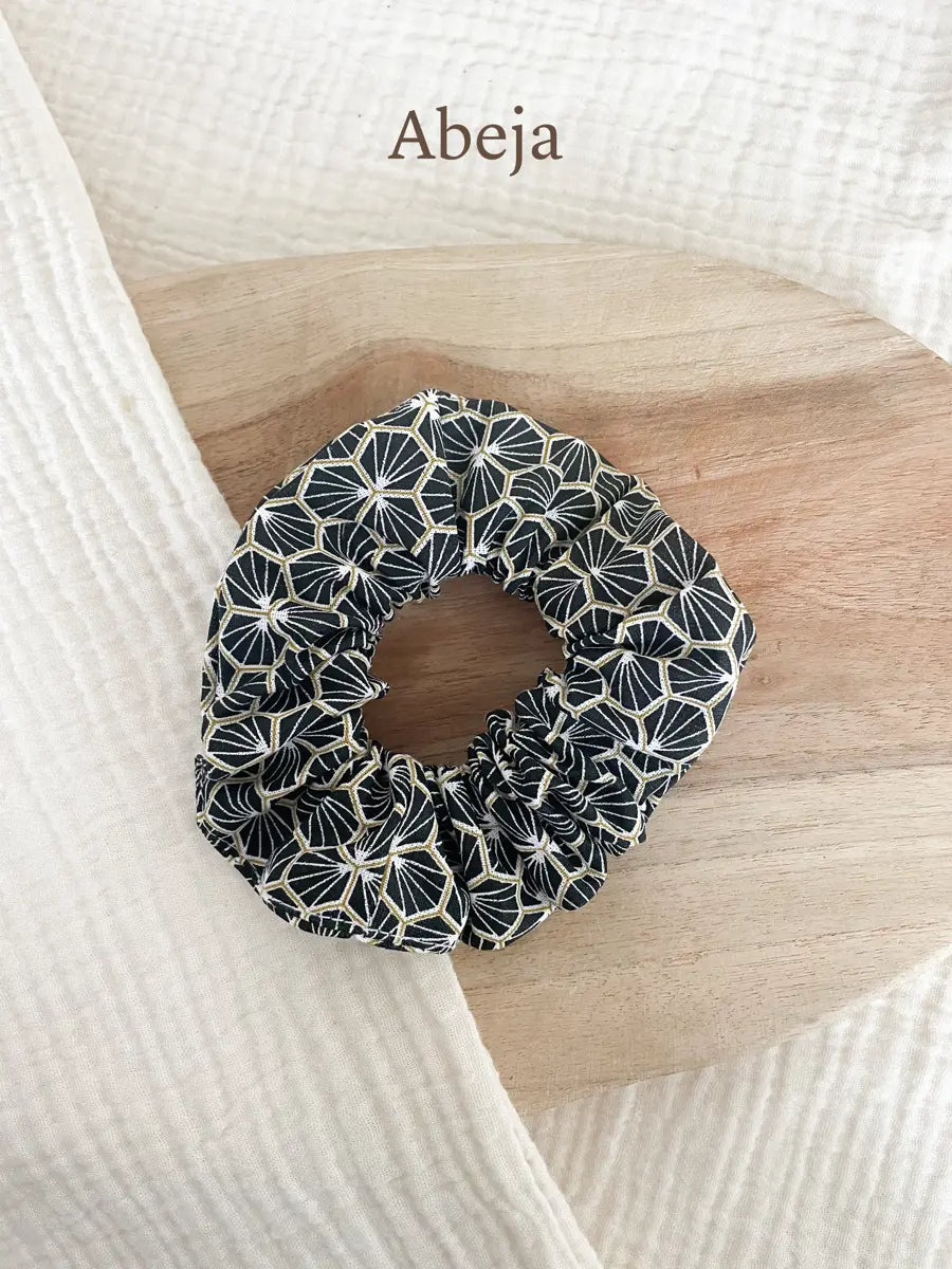 Chouchou coton imprimé - Abeja