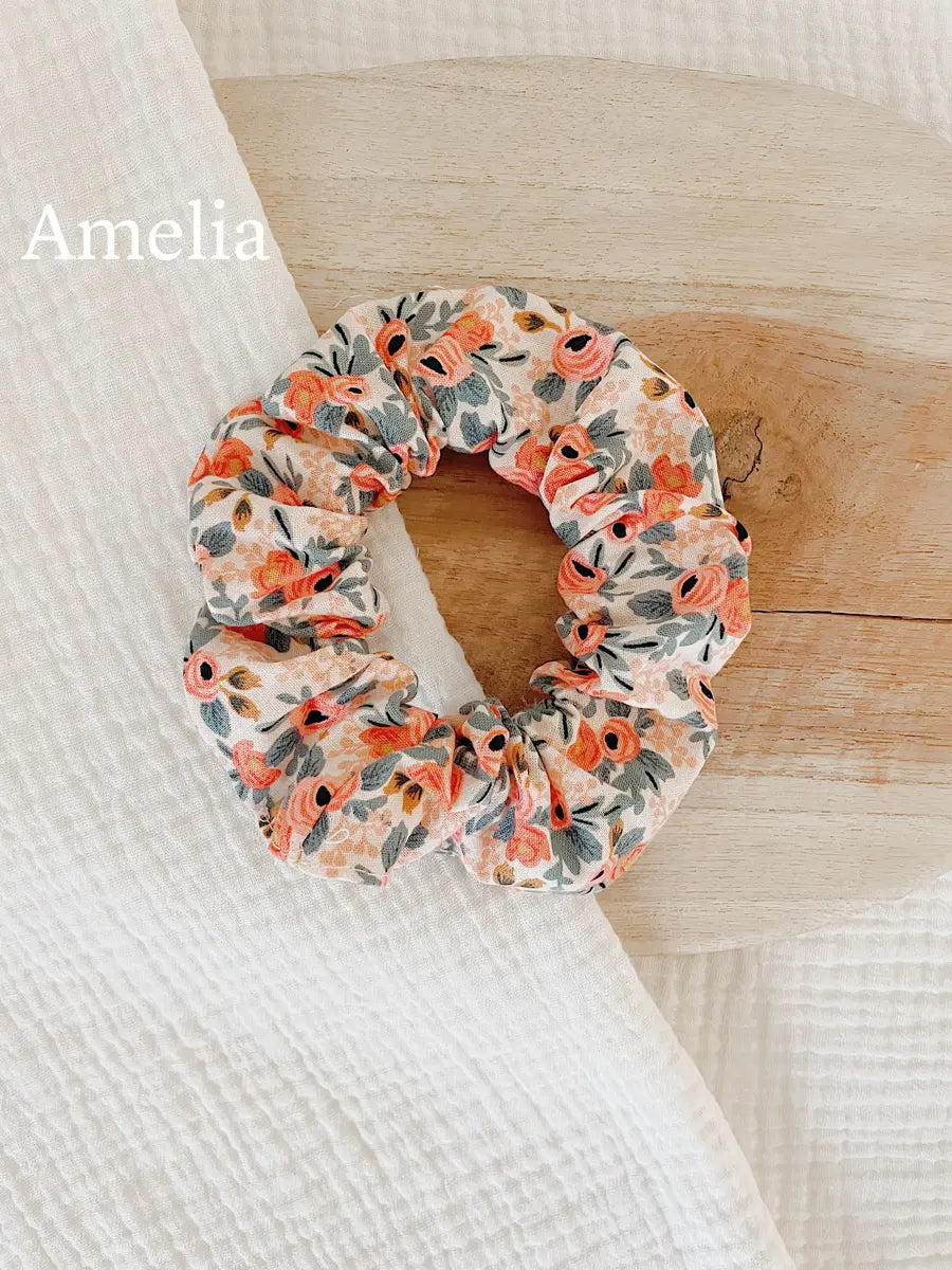 Chouchou coton imprimé - Amélia *