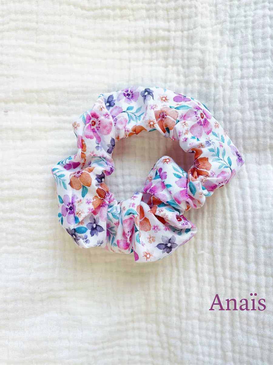 Chouchou coton imprimé - Anais