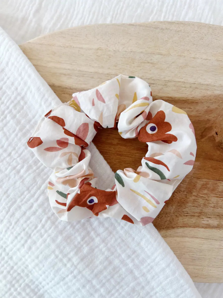 Chouchou coton imprimé - Aquarelle