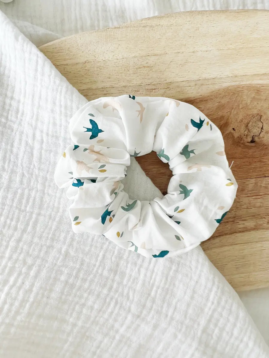 Chouchou coton imprimé - Birds