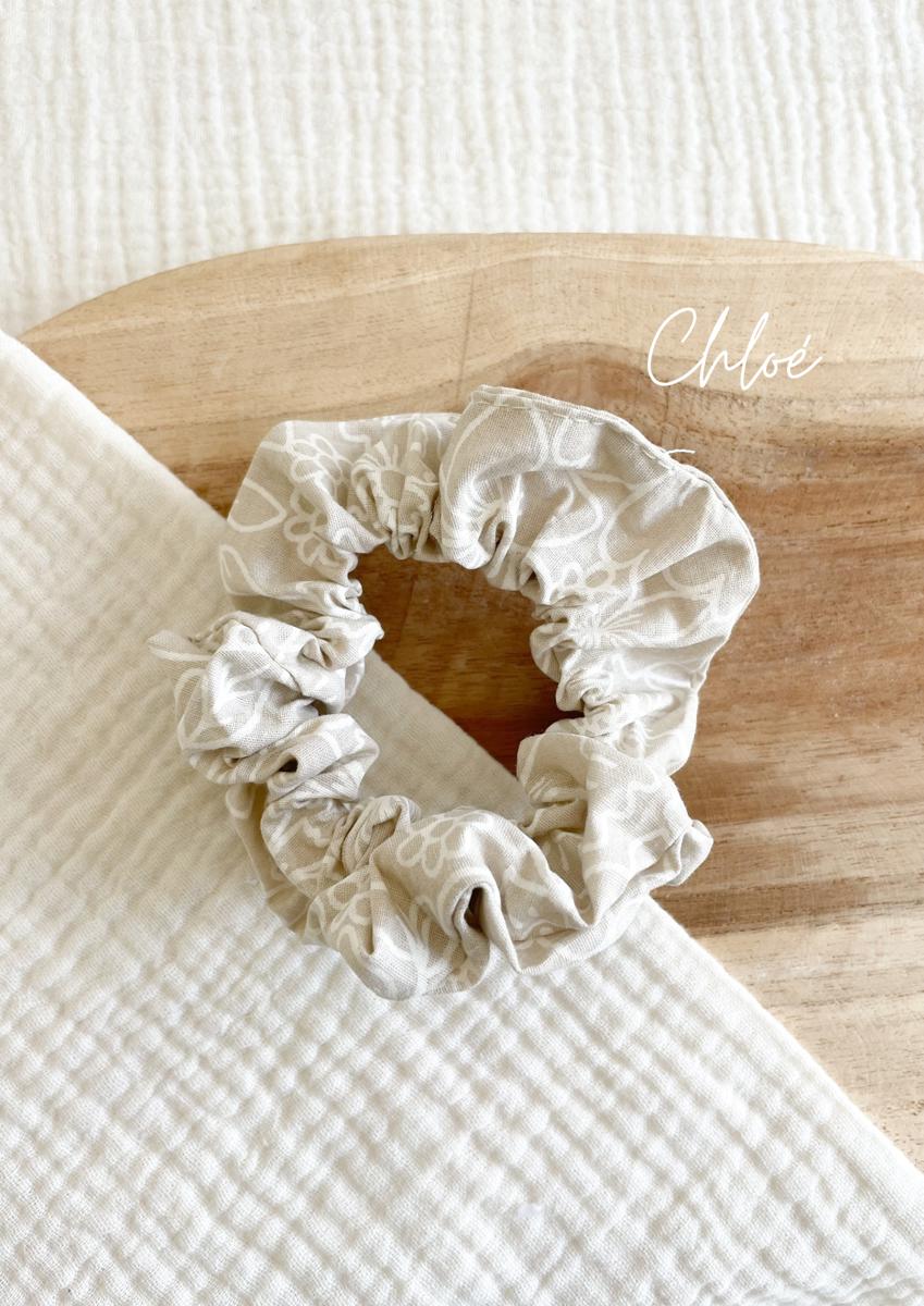 Chouchou coton imprimé - Chloé