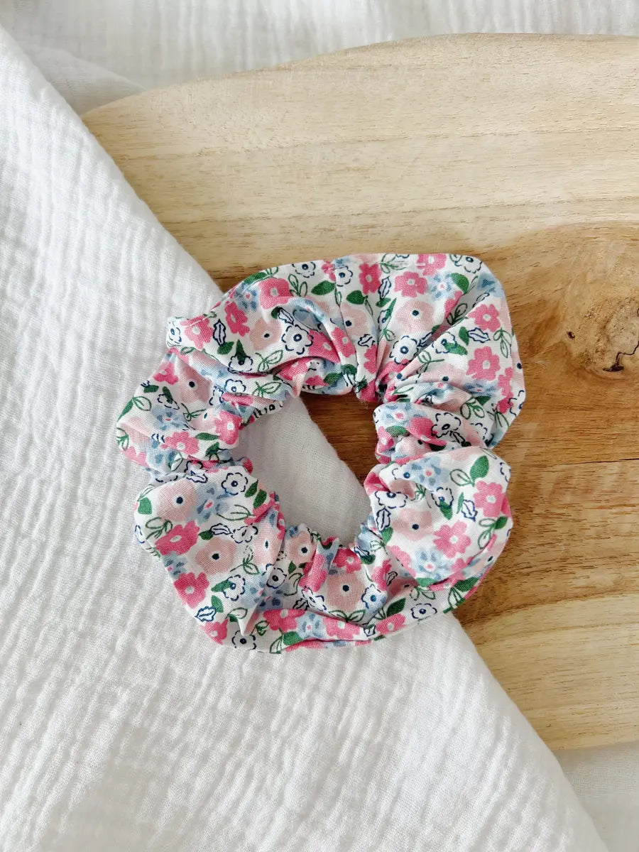 Chouchou coton imprimé - Fleurs des champs