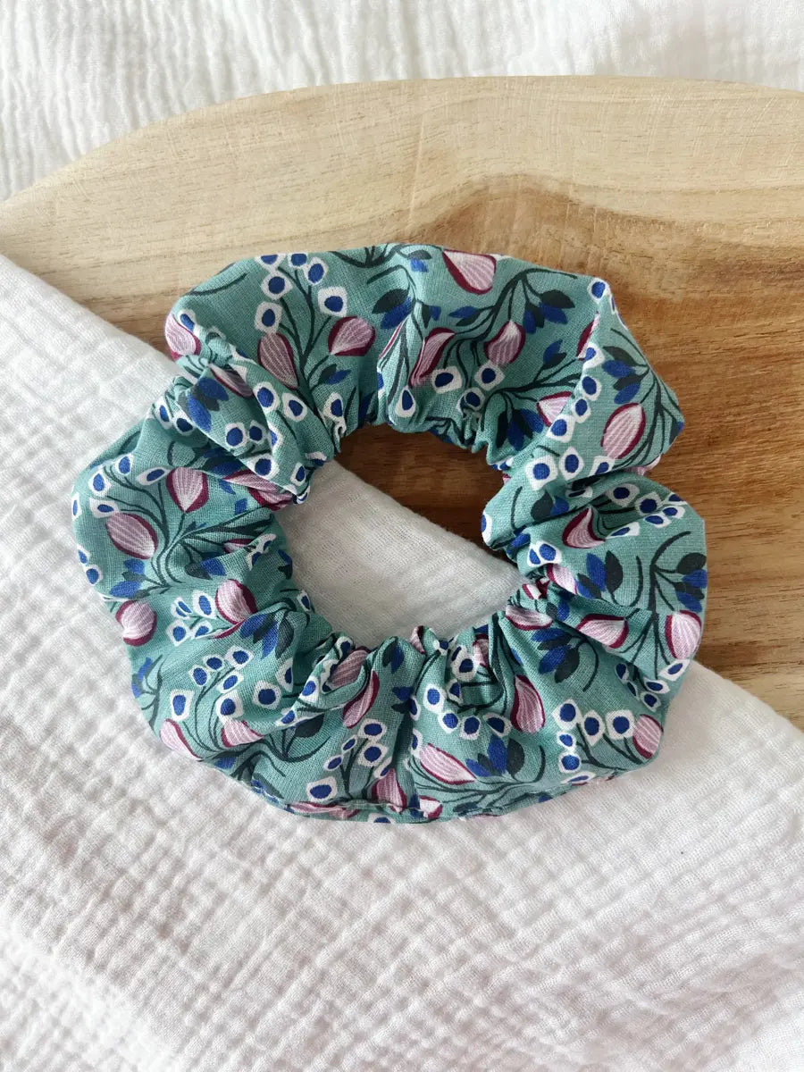 Chouchou coton imprimé - Flora