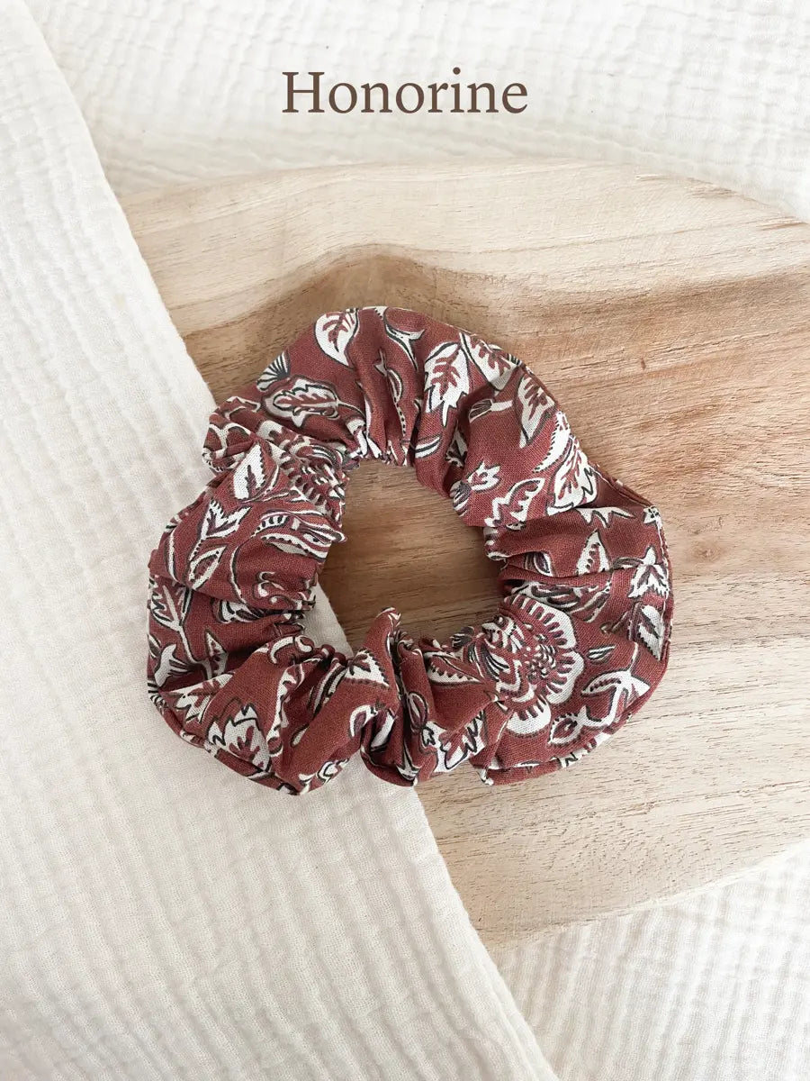 Chouchou coton imprimé - Honorine