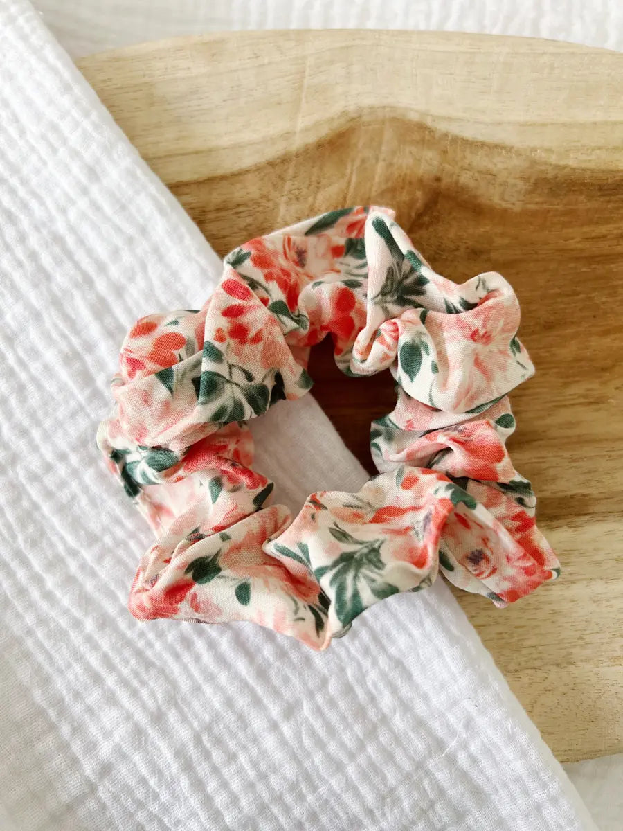 Chouchou coton imprimé - Marine