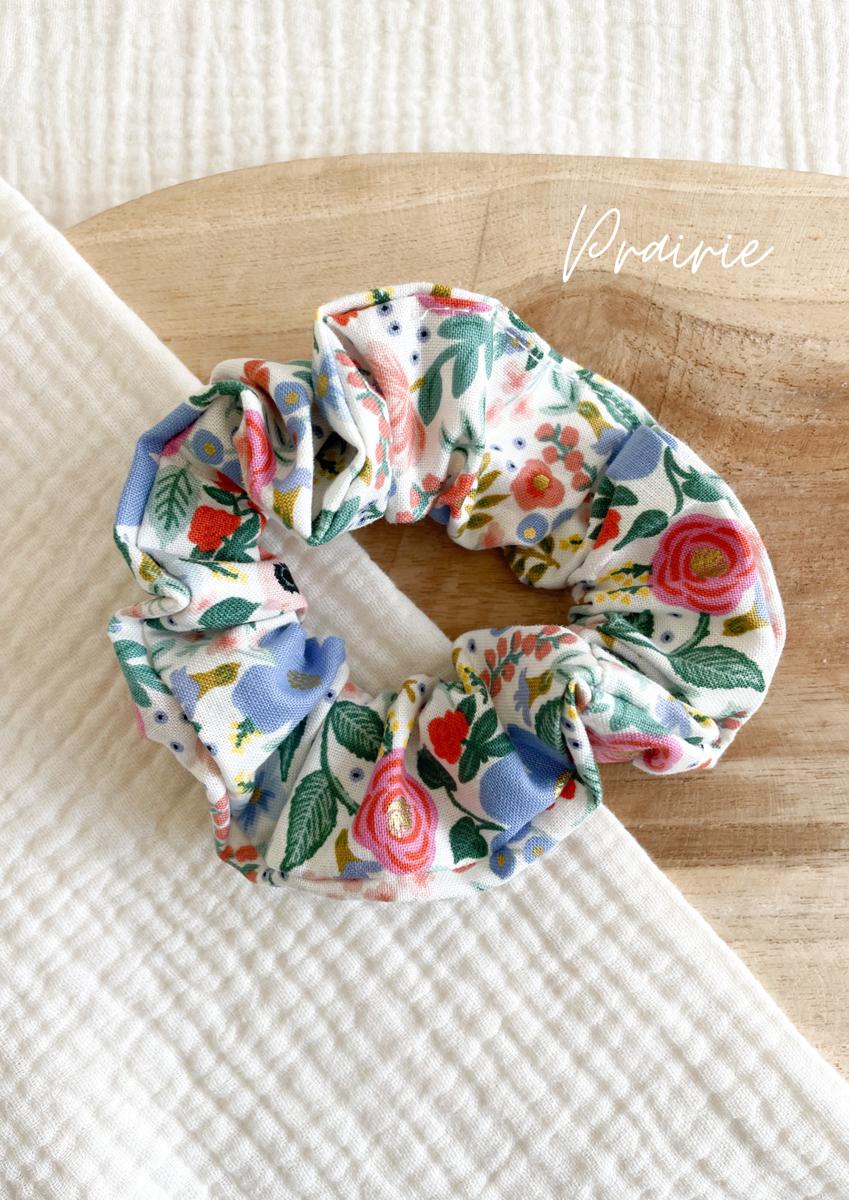 Chouchou coton imprimé - Prairie *