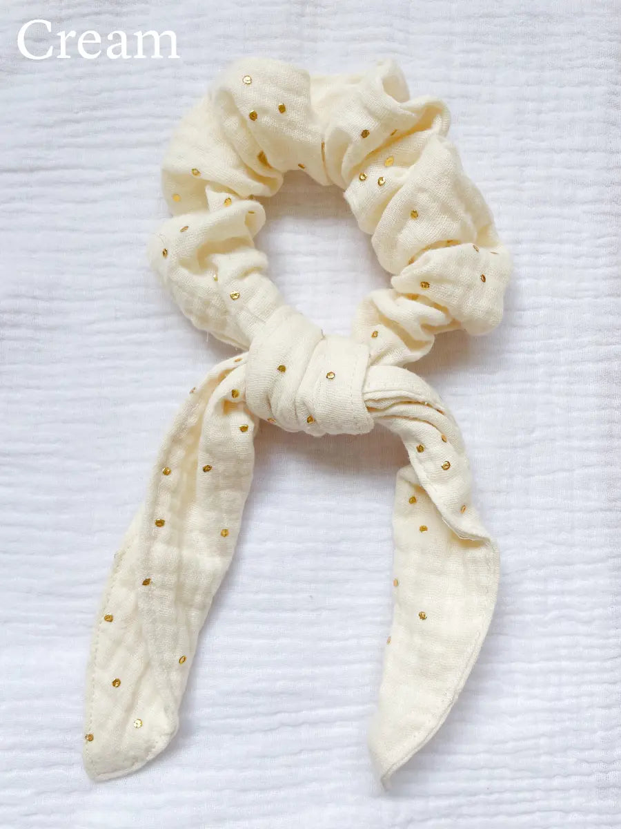 Foulchie en double gaze - Cream