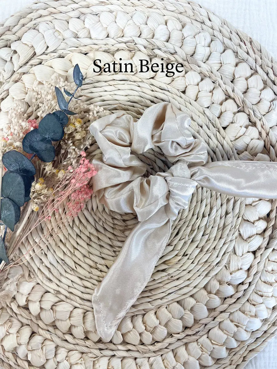 Foulchie satin - Beige