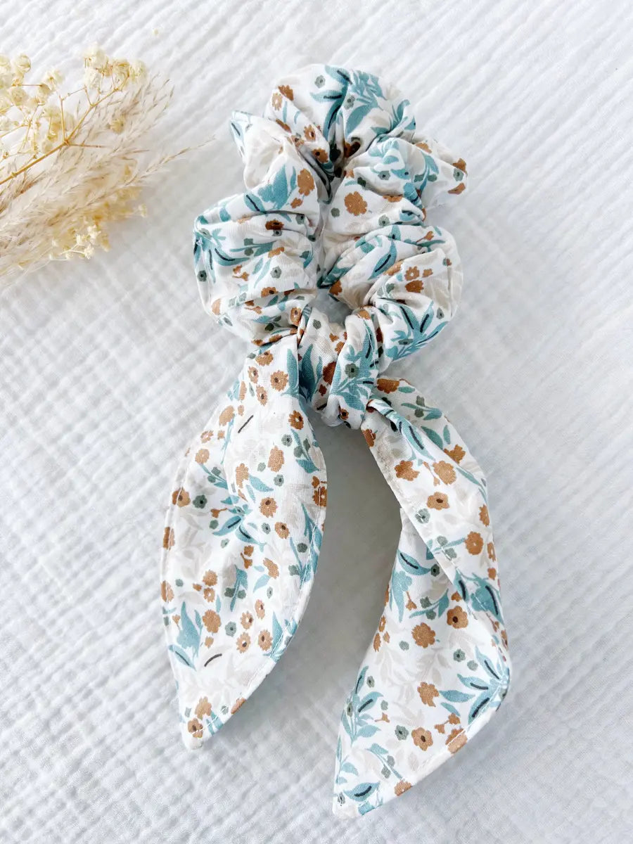Foulchie en coton imprimé - Blue spring