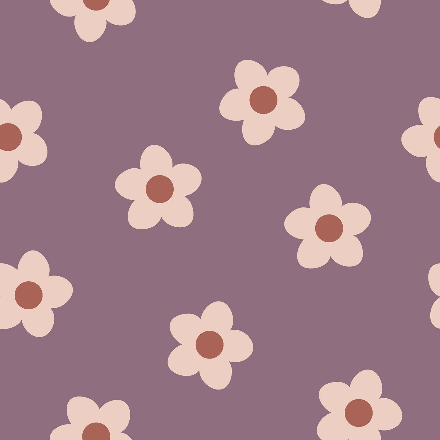 French Terry imprimé petites fleurs - 1
