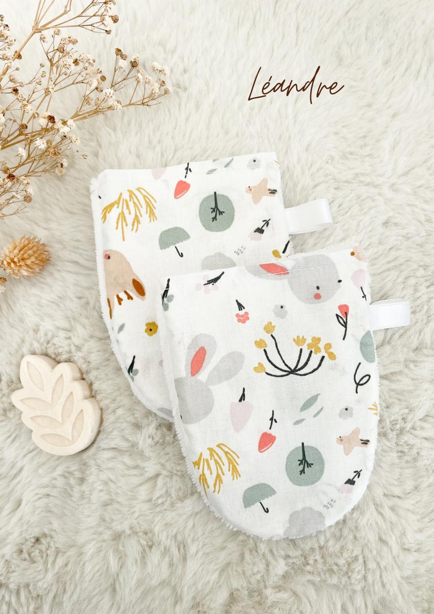 Gant de toilette enfant - Léandre