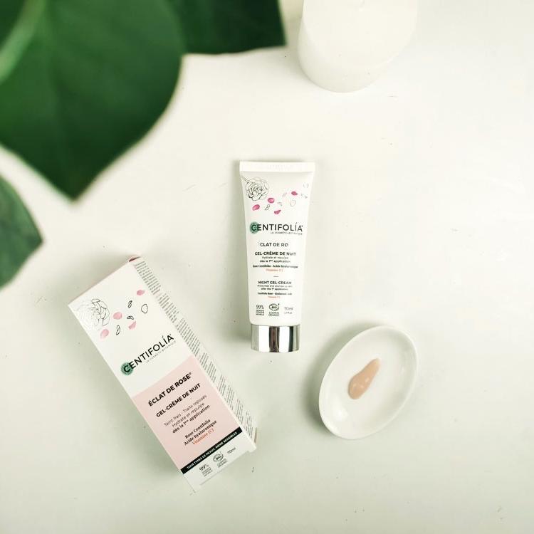 Gel crème de nuit éclat de rose - Centifolia - 2