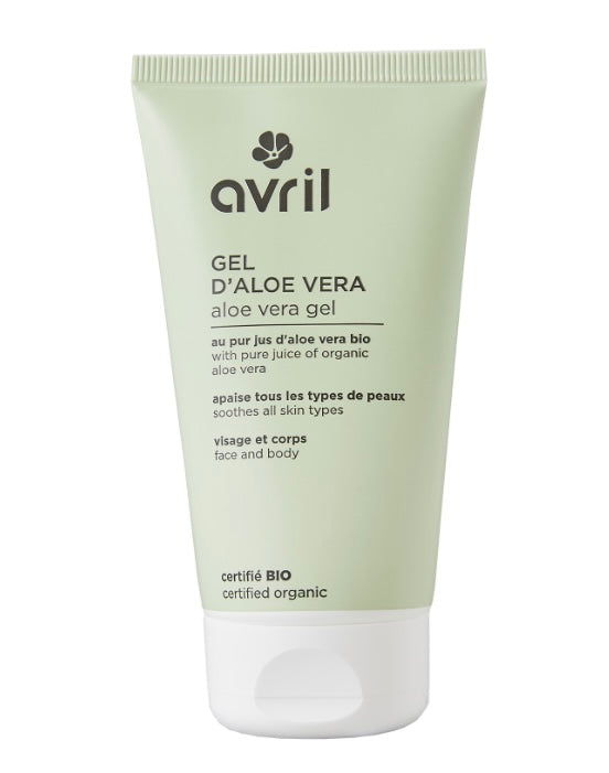 Gel d'aloe vera bio - Avril - Les cotons de Romane : Produits d'hygiène réutilisables et lavables