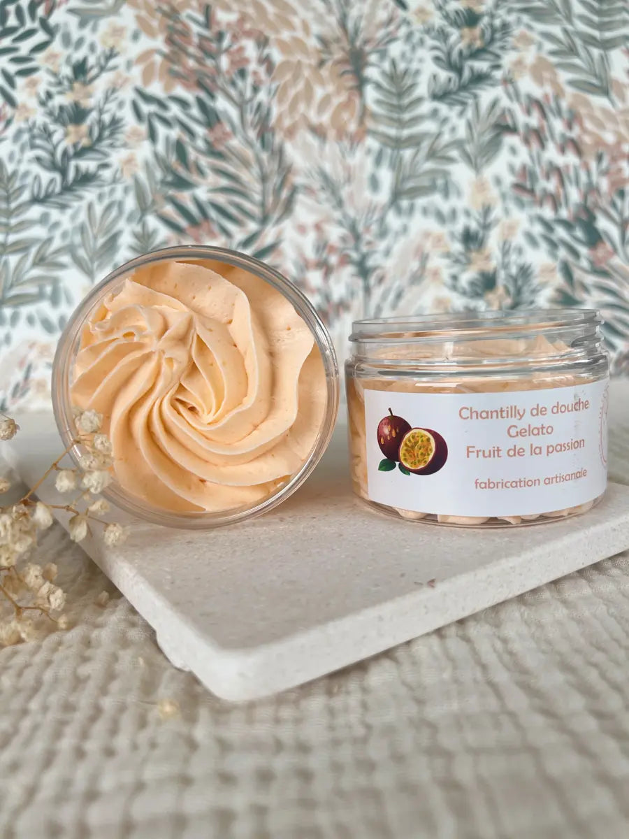 Gel douche chantilly - Savonnerie de Bormes - Fruit de la passion